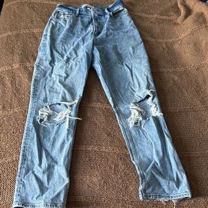 Abercrombie & Fitch Light Blue High Rise Jeans
